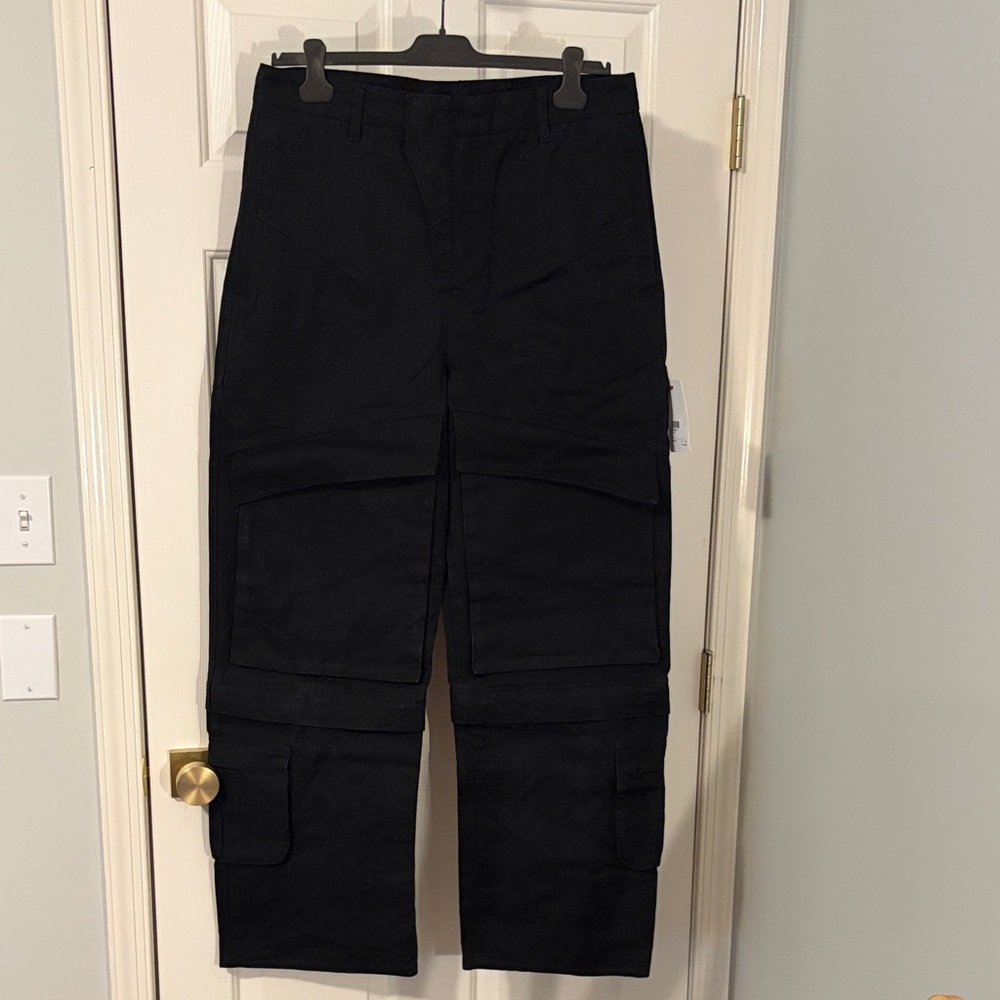Entire Studios Convertible Black Cargo Pants